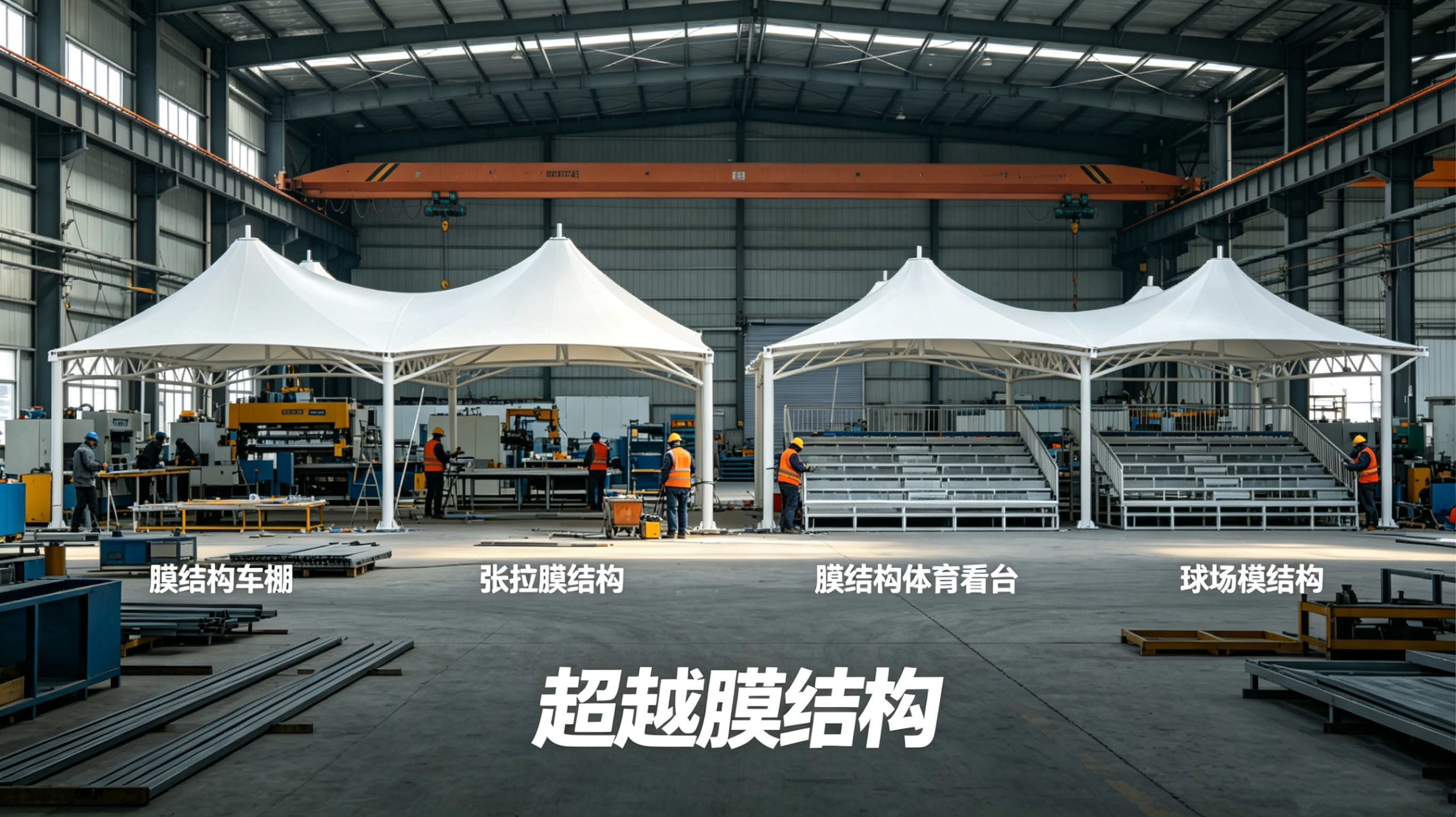 济宁市膜结构工程膜结构遮阳篷 - 厂家